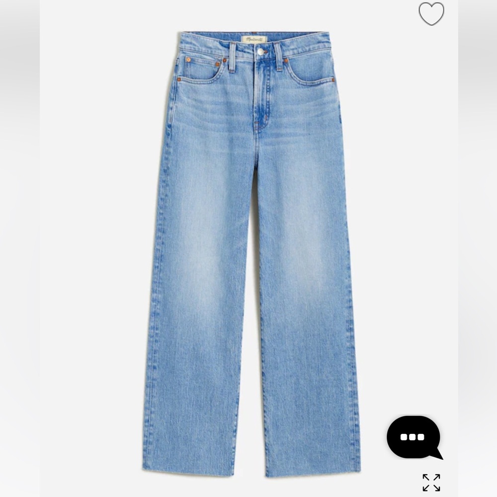 Madewell Tall Perfect Vintage Wide Leg Crop Jean